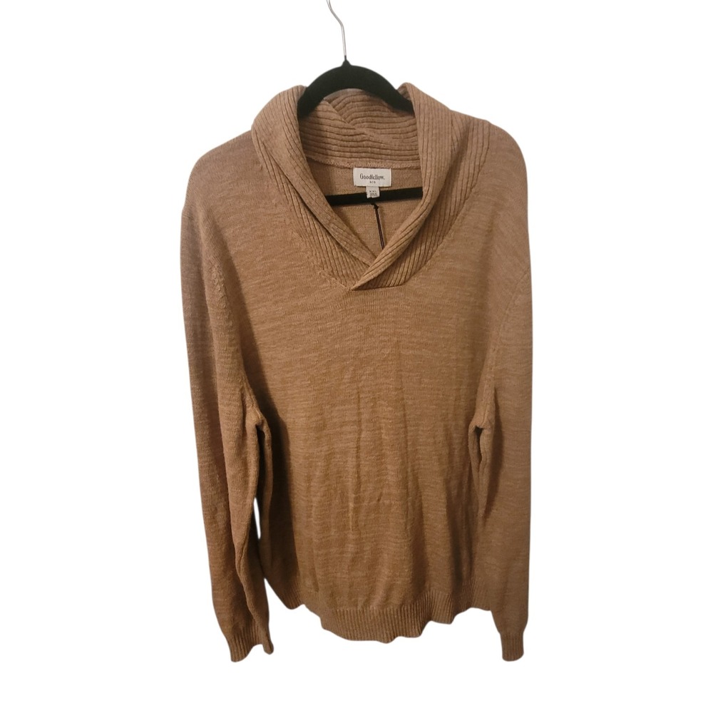 Goodfellow & Co Men's Long Sleve‎ Shawl Collar Sweater Size XXL NWT